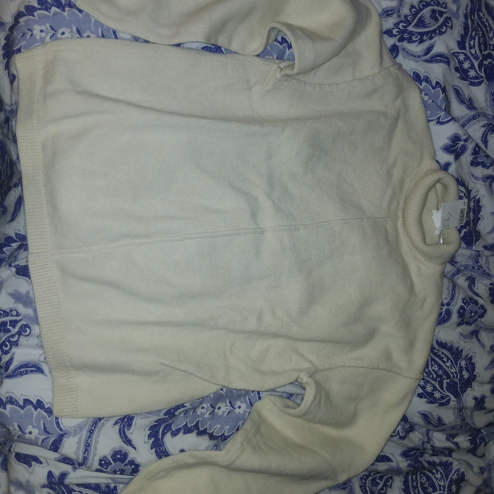 H&M Cream Cowl Neck Sweater